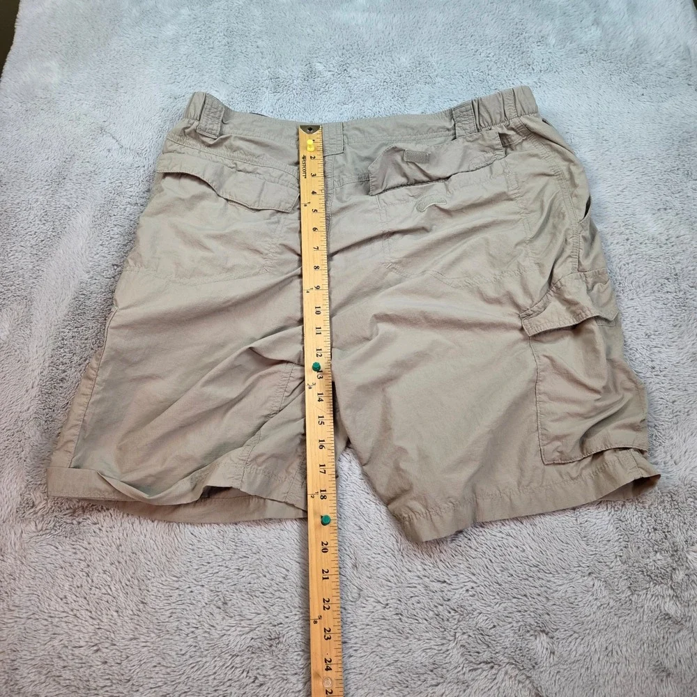 Columbia Cargo Shorts Mens 38W 10L Hiking Utility Lightweight Ripstop Tan Khaki